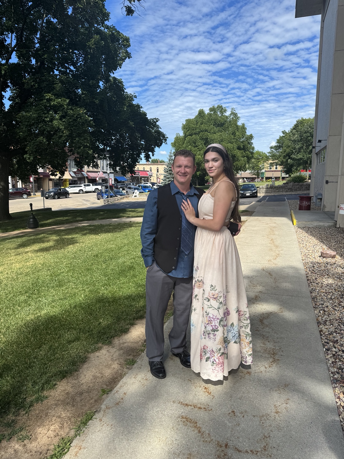 Brenna, founder of Bennett & Rowe, with Shaun